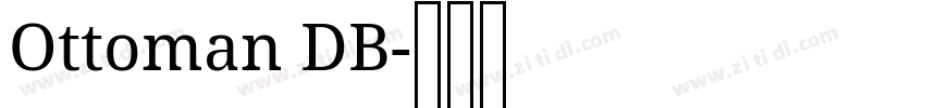 Ottoman DB字体转换